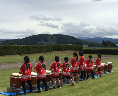 運動会「旭岳」演奏